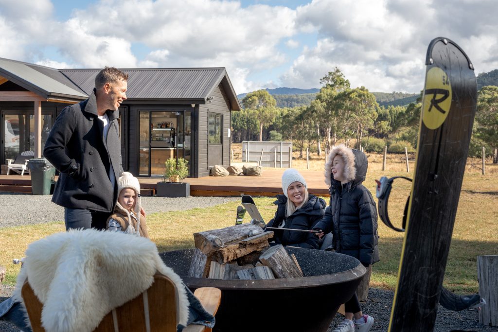 Toast smores at ben lomond base