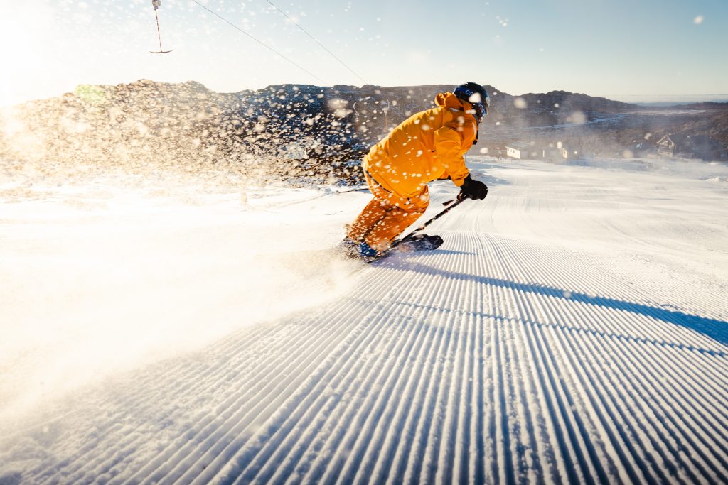 Skier at Ben Lomond Alpine Resort