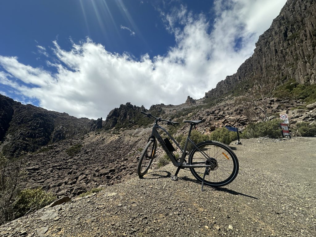 E-bikes on Jacobs Ladder, Ben Lomond, Tasmania