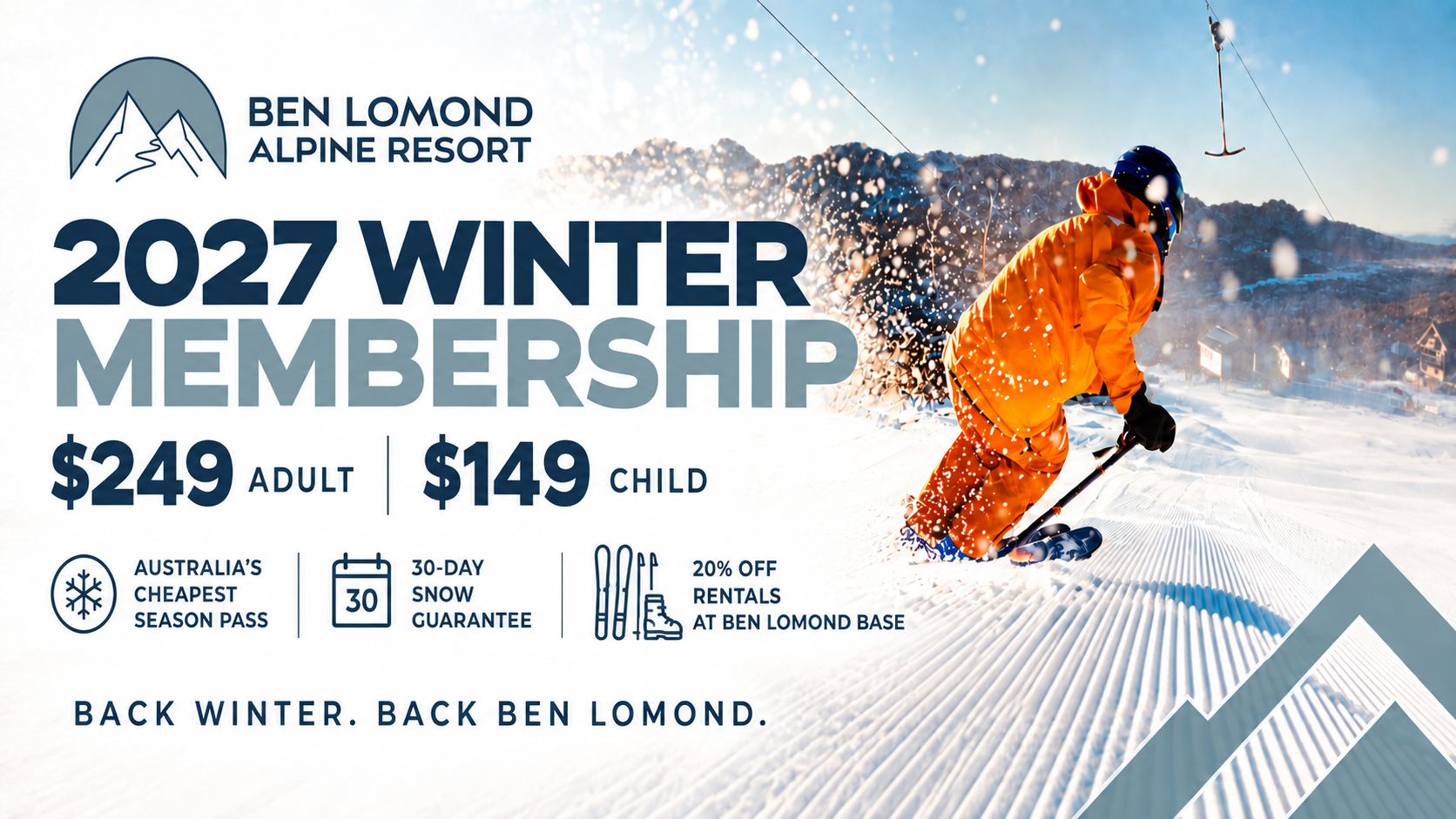 Ben Lomond 2027 Winter Membership